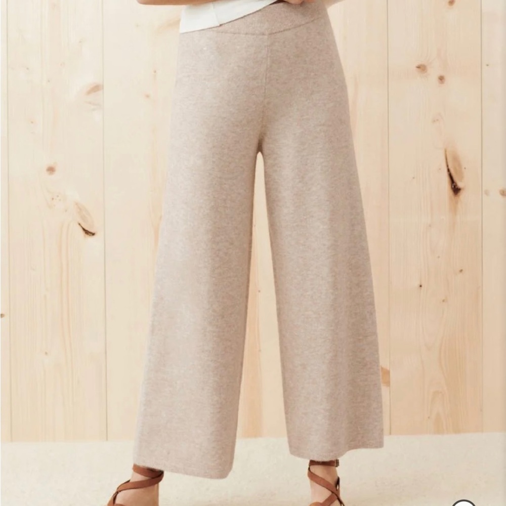 Jenni kayne marina culottes oatmeal size M